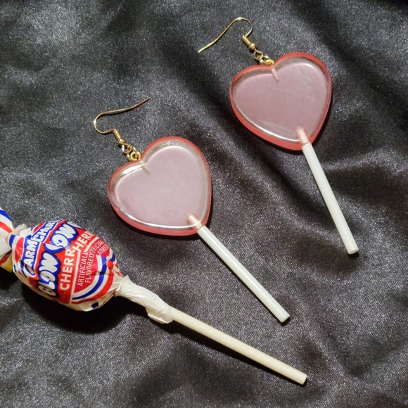 Lollipop earrings - Picture 4 of 4